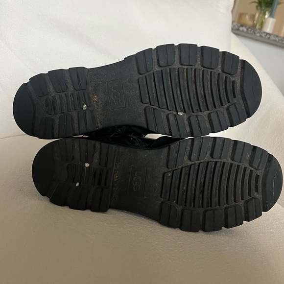 UGG Noe Combat Lace Up Boots Black- size 7.5 - Picture 5 of 10